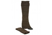 Socks/ Leg Warmers - Knitted Leg Warmers - Brown - SK-F1007BN